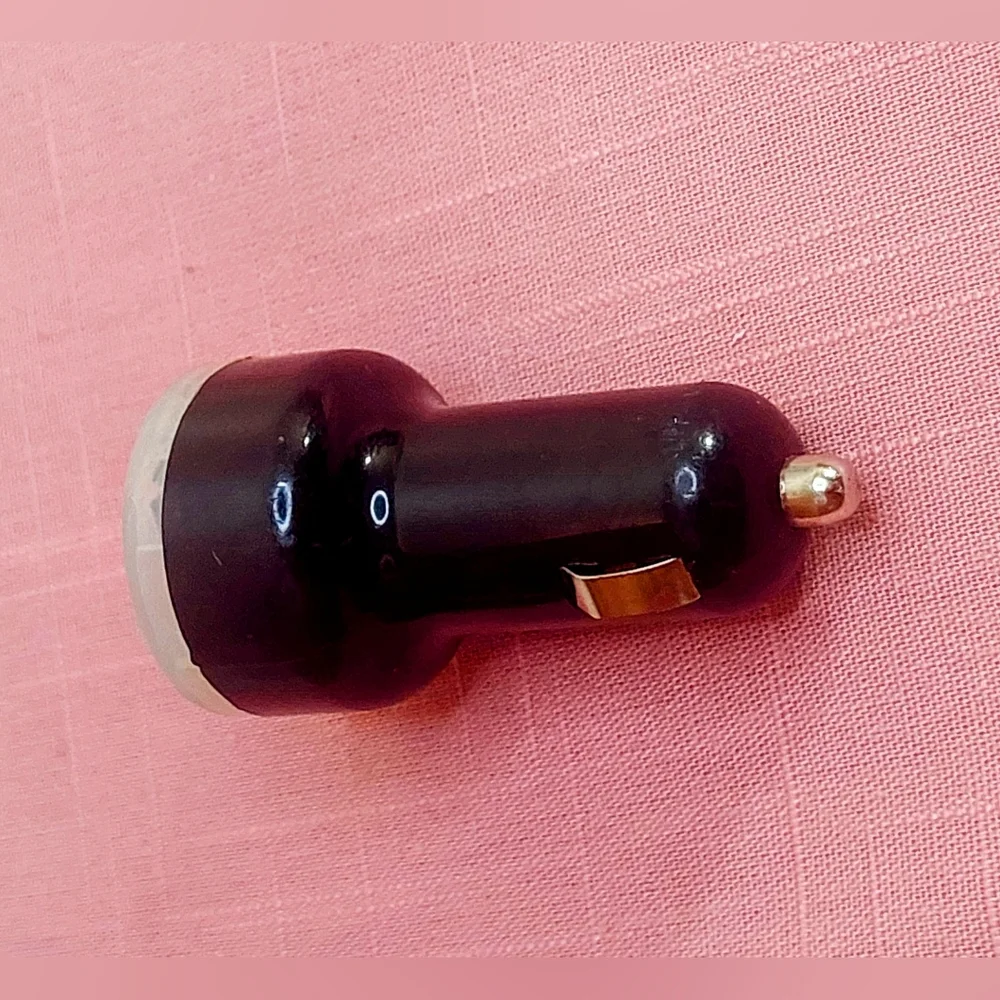 Dual USB Car Charger | USB | Black | Power Supply |Cigarette Lighter | Charger |